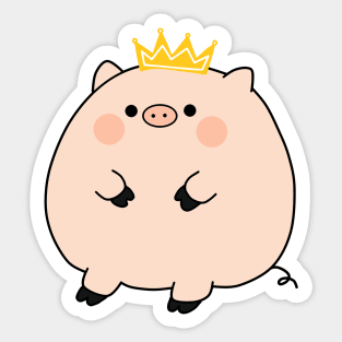 King Pig Sticker